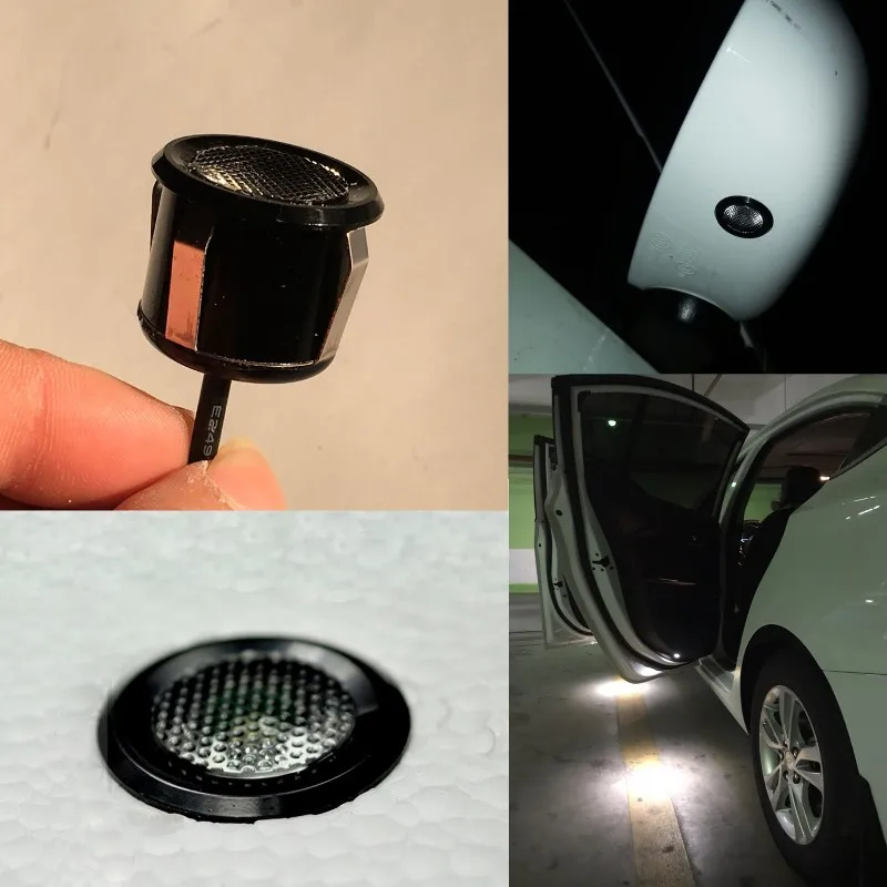 2 шт. Автомобильные светодиодные лампы для зеркала заднего вида|Декоративная