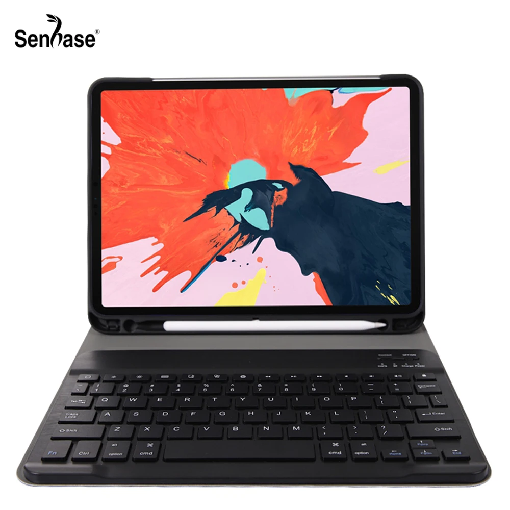 Чехол клавиатура для Apple iPad Pro 11 2018 a1902 A1934 A2013 с Bluetooth искусственная кожа съемная