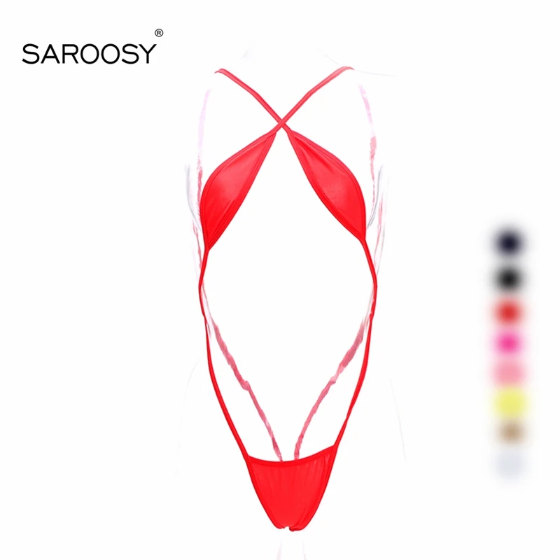 SAROOSY 2017 Новый топ размера плюс Сексуальный Тедди для женщин прозрачный открытый