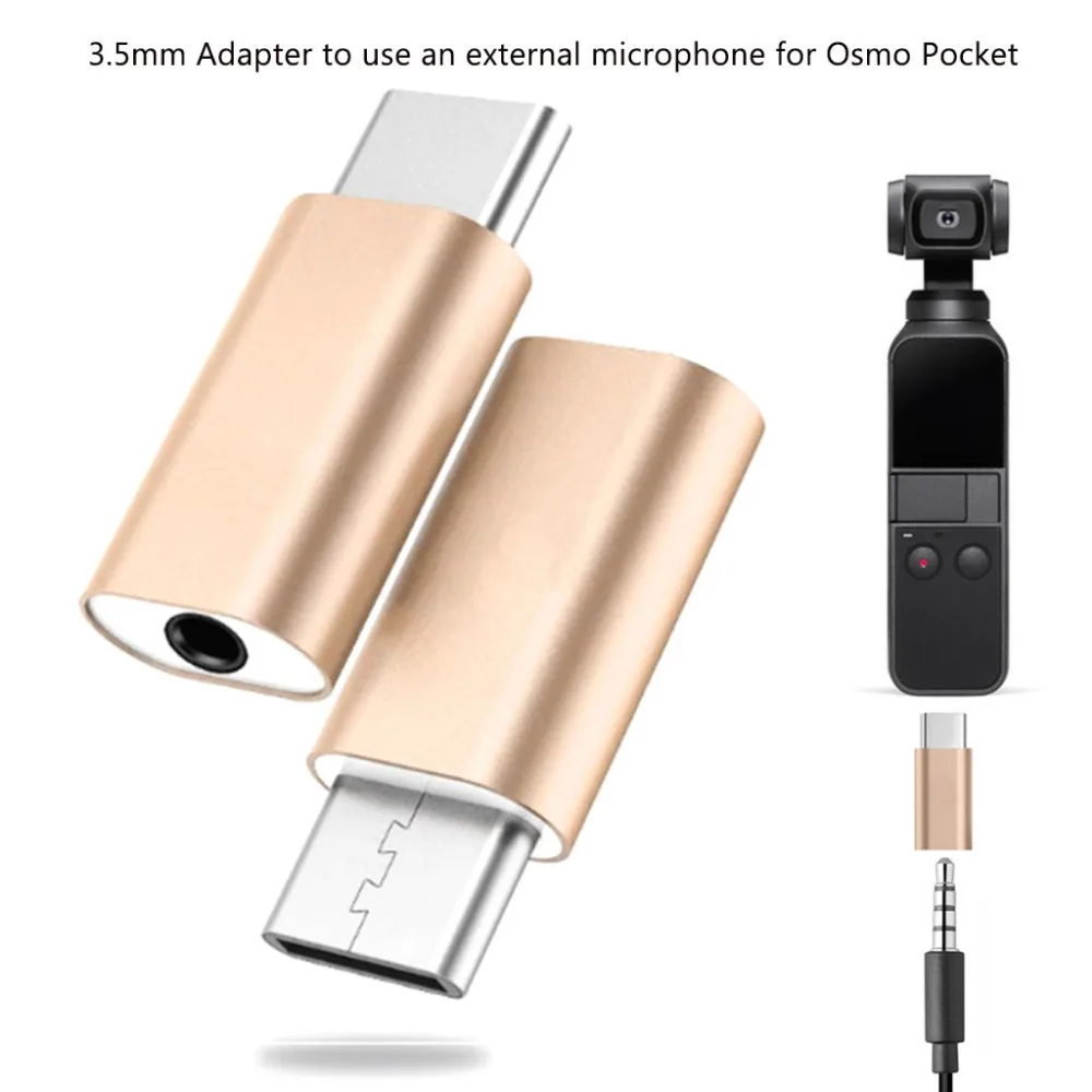 Аудио адаптер для внешнего микрофона USB C на 3 5 мм|Кабели адаптеры и разъемы| |