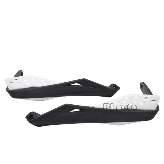 BJMOTO Универсальный 22 мм руль защита Handguard ручка рука Guard протекторы для мотоцикла питбайк ATV - Цвет: Белый