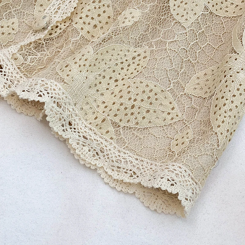 2019 Новый Модный женский жилет ажурный кружевной v образный вырез на шее