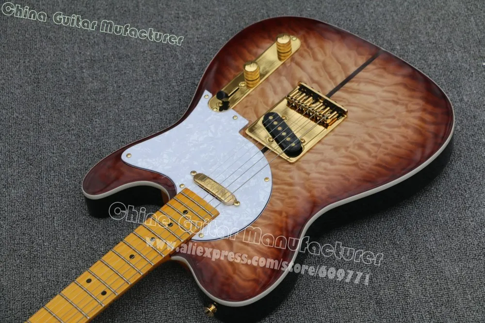 Классическая состаренная custom shop Merle Haggard Signature TL электрическая гитара коричневая