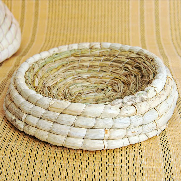 Hamster Cage bird toys Handmade straw dove nest Corn fur Pet Bedtoys for hamsters Totoro Dove Guinea pig Rabbit House | Дом и сад