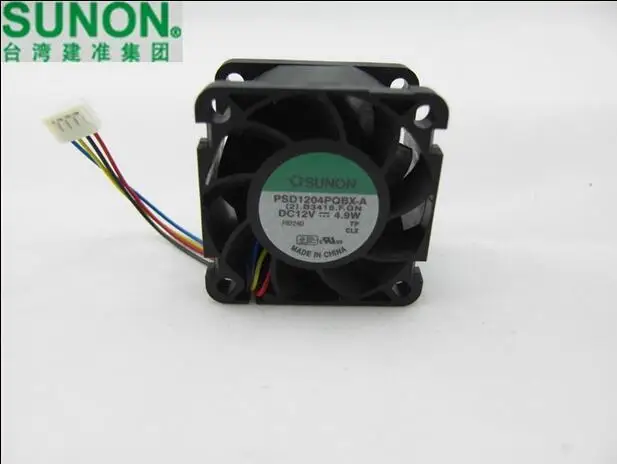 Оригинальный SUNON PSD1204PQBX A AC/DC 12V 4 9 W 4028 40x40x28 мм (4 см) строчный Сервер вентилятор