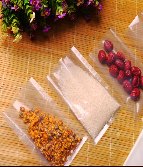 6*8 см маленькие размеры вакуумные пакеты с горячим уплотнением для пищевых