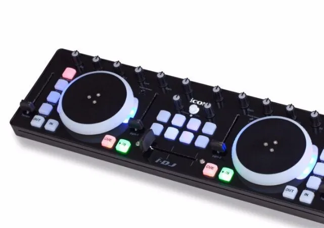 Значок I-DJ IDJ мини DJ контроллер оборудование USB профессиональное аудио DJ микшер