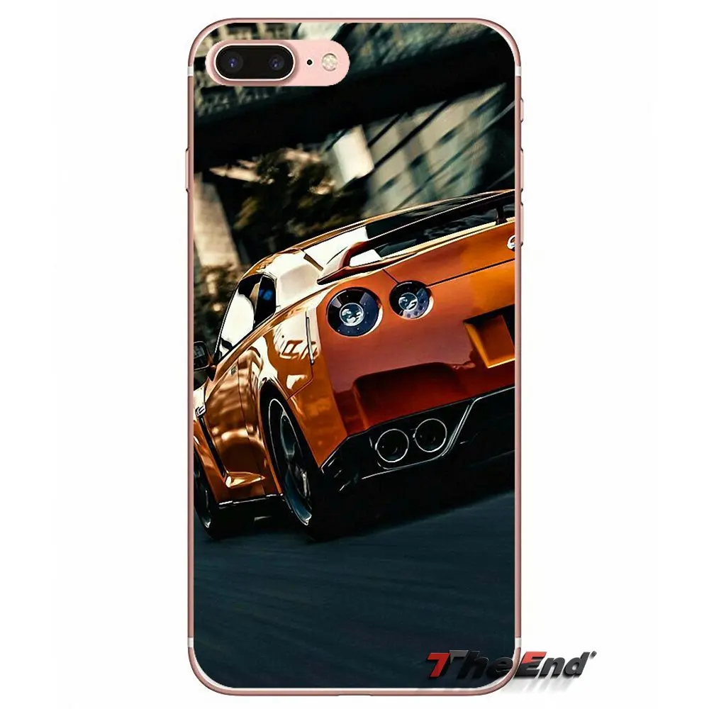 Для Apple iPhone X 4 4S 5 5S SE 5C 6 6S 7 8 Plus 6Plus 7plus 8plus Fundas Coque модный JDM автомобильный NISSAN GTR чехол
