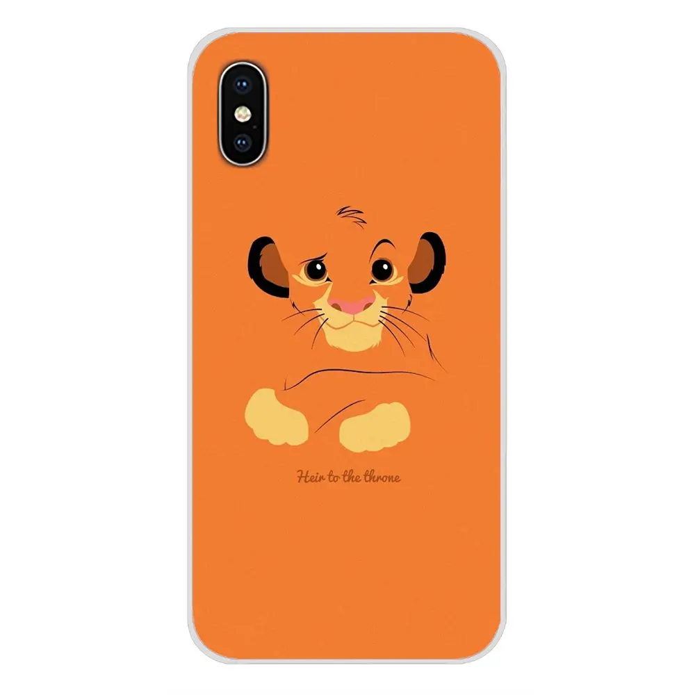 images 9 Прозрачный ТПУ чехол Simba смешное лицо Король Лев цветочный для Apple iPhone X XR XS MAX 4 4S 5 5S 5C SE 6 6S 7 8 Plus ipod touch 5 6 - Цвет: images 9