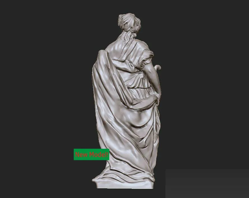 3D model relief STL models file format Goddess of mercy Poet | Инструменты
