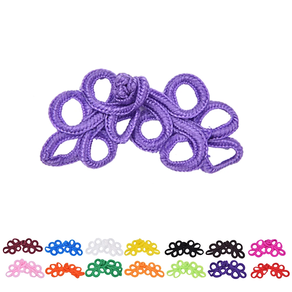 2 пары китайская лягушка застежка плетеные узлы пуговицы одежда аксессуары