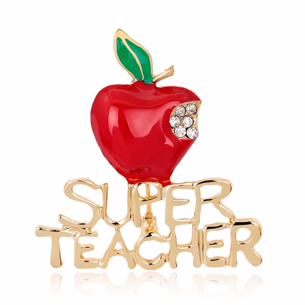 1 шт. эмалированная брошь в виде фрукта|super teacher brooch|teacher broochbest brooches |