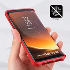 Текстурированная Противоударная Металлическая Рамка Пластиковая Задняя панель для Samsung Galaxy S8 алюминиевый сплав S8 Plus бампер S8Plus чехол с подарком