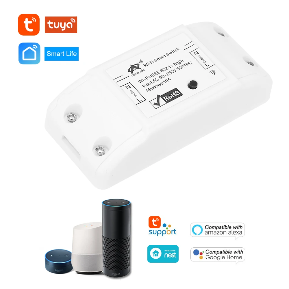 Wi Fi переключатель с таймером 10 А/2200 Вт|Модули для умного дома| |