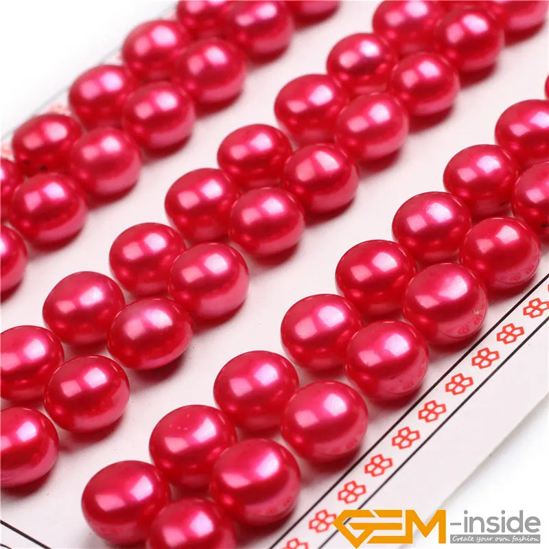 Бусины из пресноводного жемчуга 8 1/2 мм 30 пар|half drilled|pearl beadscultured pearl beads |