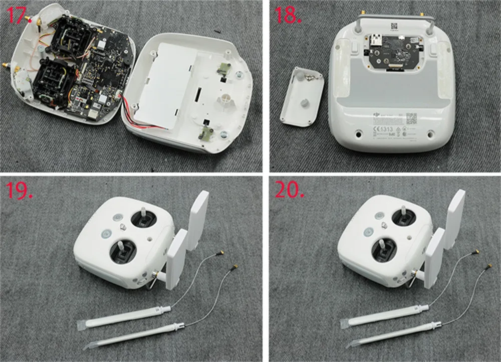DJI Phantom 4& 3 Advanced/PRO Inspire 1 WiFi Range удлинитель 2 Pannel длинная антенна комплект белый от 3,5 до 7 км от ARGtek
