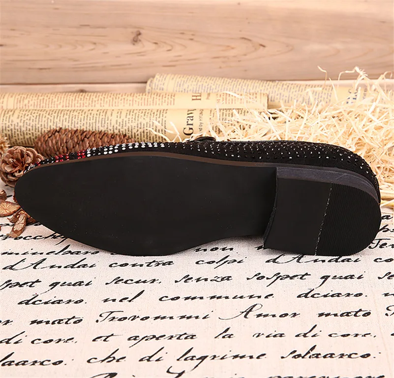 Choudory Кристалл Горного Хрусталя Мужская Обувь Класса Люкс Из Натуральной Кожи