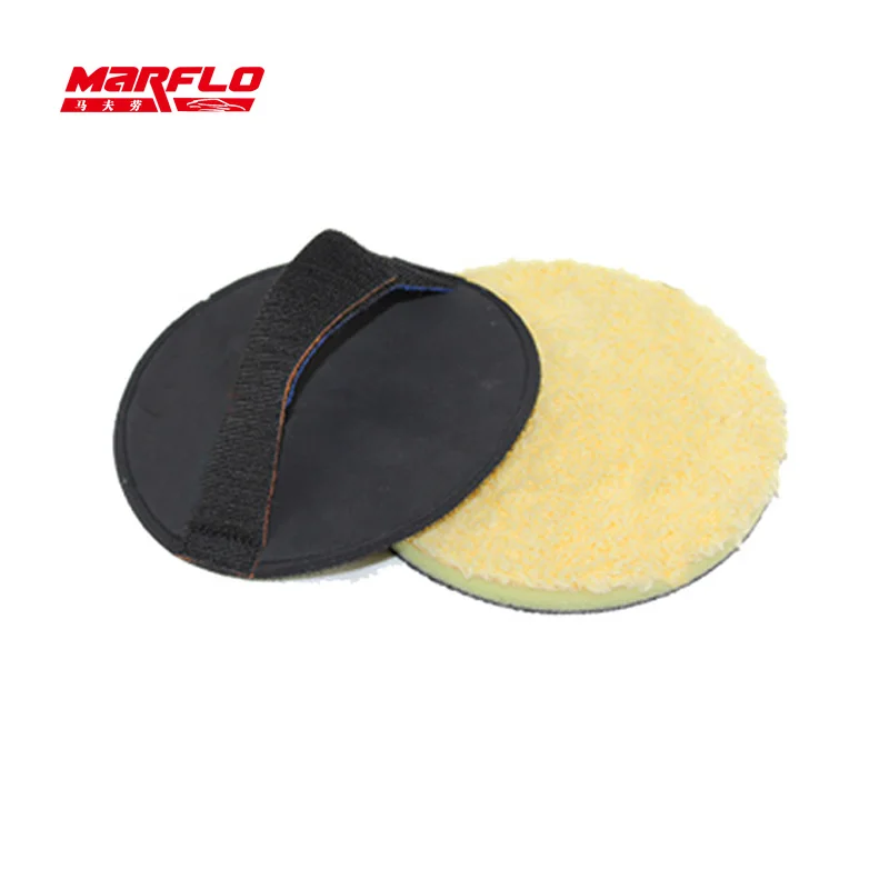 

Car Paint Wax Applicator Magic Clay Pad Holder Gloss Seal Auto Care Detailing Clay Bar Washing Marflo by Brilliatech