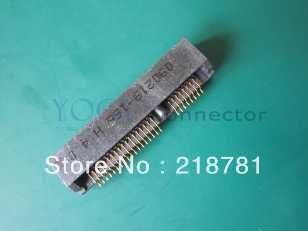 1x Новый оригинальный 52PIN 4 0 H Mini PCI E PCIE с гнездом коннектором для беспроводной