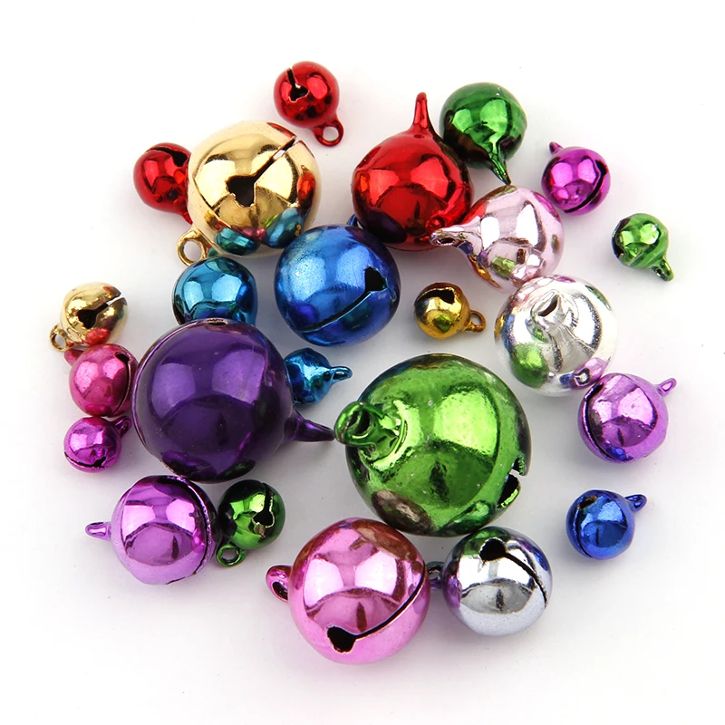 Красочные медные бусины россыпью маленькие колокольчики аксессуары ручной