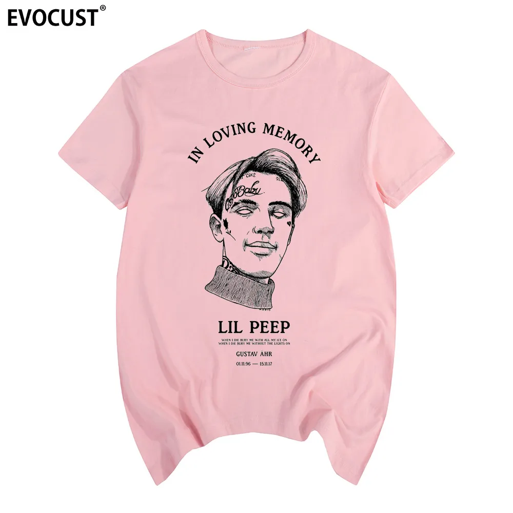 Футболка lil peep R.I.P. с надписью Love memory Music для мужчин и женщин хлопковая Удобная