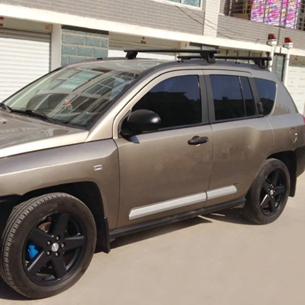 Багажник на крышу подходит для Jeep Compass 2011 2016 боковые рейки из алюминиевого сплава