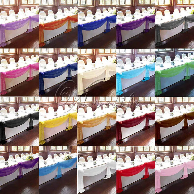 5 шт./лот м * 1 4 прозрачные сумки из органзы для свадебвечерние торжества стола