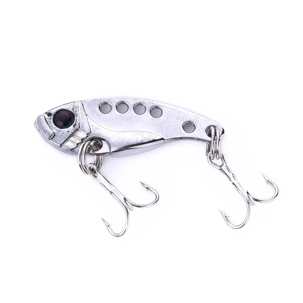 100pcs 3.5cm 3.2g 10#hooks hard metal vibe fishing lures wobbler bass carp trout pesch baits pesca tackles | Спорт и развлечения