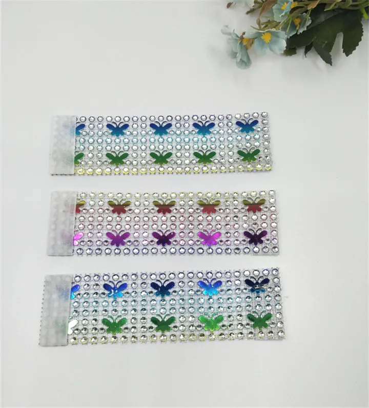 V6941D PF 20pcs Салфетка кольцо стулья пряжки многоцветный украшение для свадьбы ремесла банты со стразами держатель ручной работы вечерние принадлежности - Цвет: V6941D