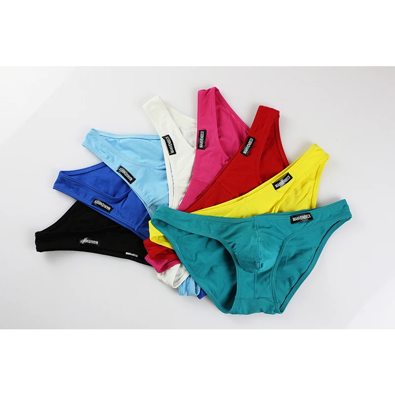 

Mens Sexy Underwear Multi Color Underwear Sexy Comfortable Briefs Low Waist Enhance Pouch Underpants