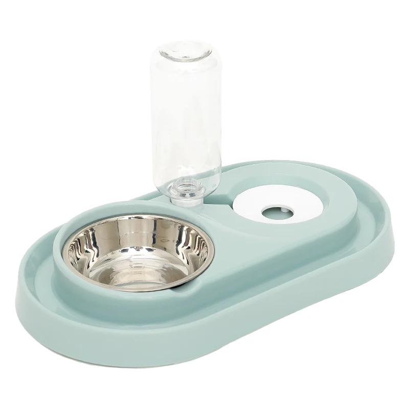 FoodxWater Green2 Hoopet кошачья миска бутылочка для подачи воды в Поильник для собак чаша котенка для фонтанчика питьевой воды Еда блюдо чаша для кормления домашних животных Товары - Цвет: FoodxWater Green2