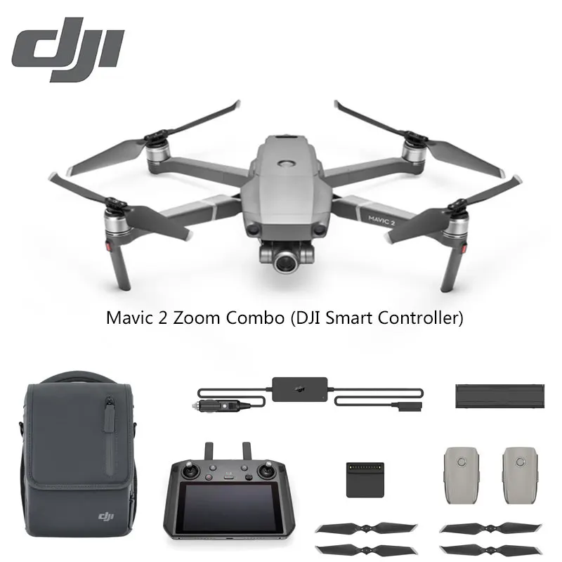 Zoom More Combo DJI Mavic 2 Pro/Mavic 2 Zoom с интеллектуальным контроллером DJI - Цвет: Zoom More Combo