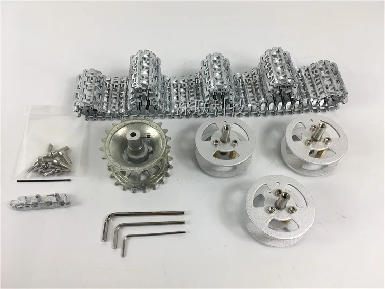 DIY Metal Track drive kit +Drive wheel + Bearing set for Robot Tank Smart Car Chassis kits | Игрушки и хобби