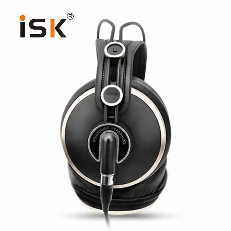 Роскошный удобный ISK HD9999 полностью закрытый монитор гарнитура наушники для DJ/аудио смешивания/запись студия мониторинга