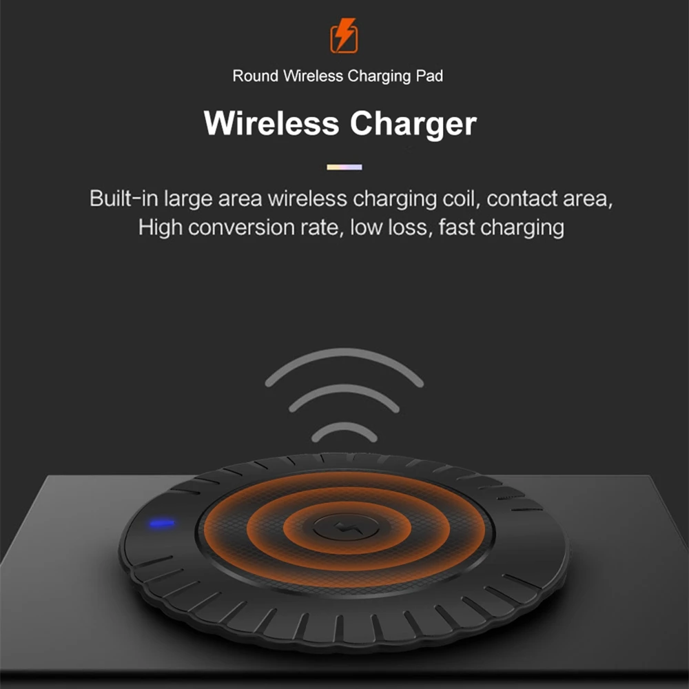 DCAE Qi Беспроводное зарядное устройство для iPhone XS Max XR X 8 Plus USB Настольный