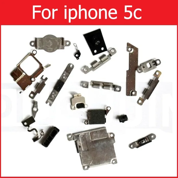 For iphone 5c Полный корпус, внутренние маленькие металлические железные детали для iPhone 4, 4S, 5, 5c, 5S, 6, 6s plus, маленький держатель, кронштейн, защитная пластина, комплект, запчасти для телефона - Цвет: For iphone 5c