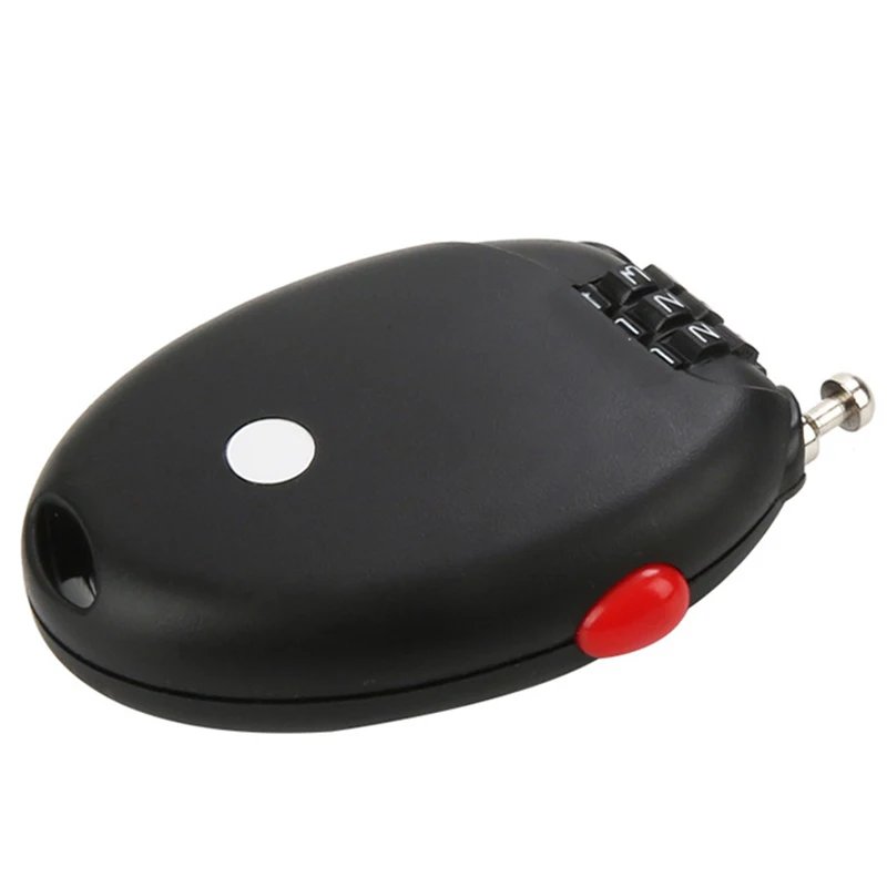 

GIYO Bicycle Bike Scooter Security Cable Lock Portable 3 Digit Number Codes Password Latch Portable High Strength Steel Lock