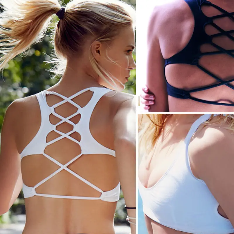Новые поступления Для женщин пикантные женские Boho Strappy Майки бюстгальтер на бретельках жилет Растениеводство Топ Короткие Топы корректирующие