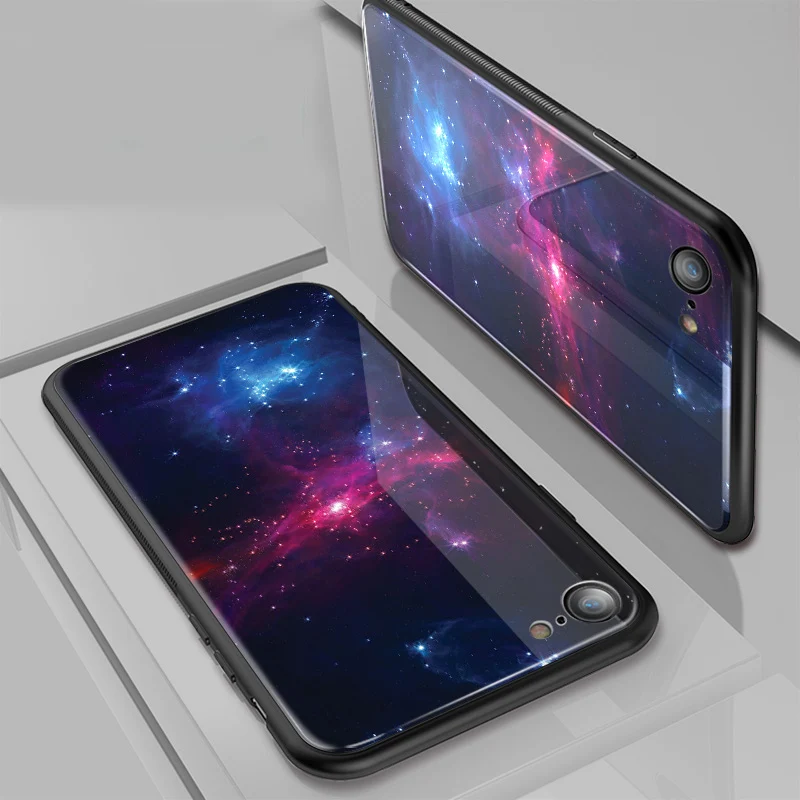 NO.3 IIOZO чехол для телефона из закаленного стекла s для iphone 7, 8, 6, 6S plus, антидетонационный стеклянный чехол для iphone 7, чехол - Цвет: NO.3