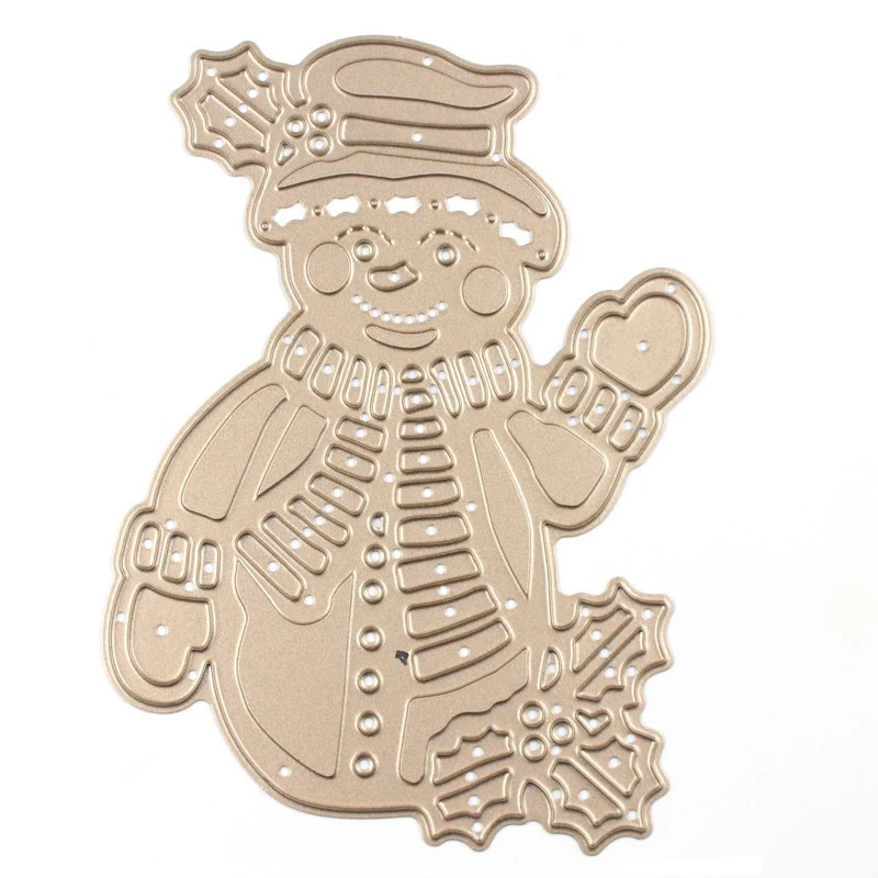 SP рождественские снежные металлические Вырубные штампы для скрапбукинга