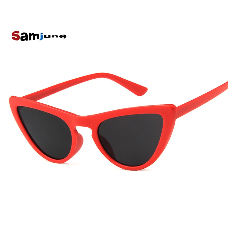 Модные солнцезащитные очки Samjune 2018 мужские кошачий глаз для женщин женские