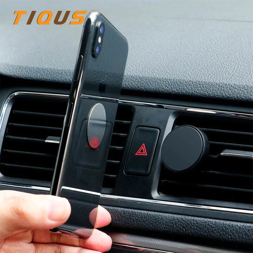TIQUS Air Vent магнитный держатель мобильного телефона для iPhone X Xs Max XR 6 6S 7 8 plus смартфон