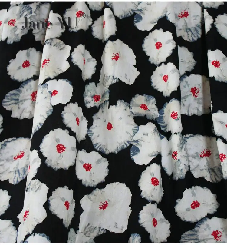 3 цвета Ретро Лен ткань из хлопка и льна с принтом Qipao для платья одежды ткани