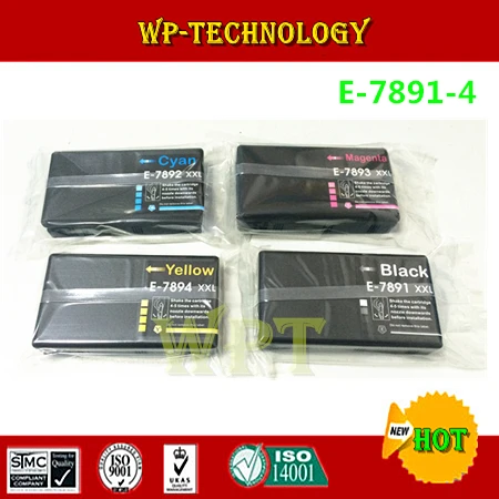 Совместимые картриджи для 7891 XXL 7894 E Epson WF 4630 4640 5110 5190 5620|ink cartridge|compatible ink cartridgecompatible
