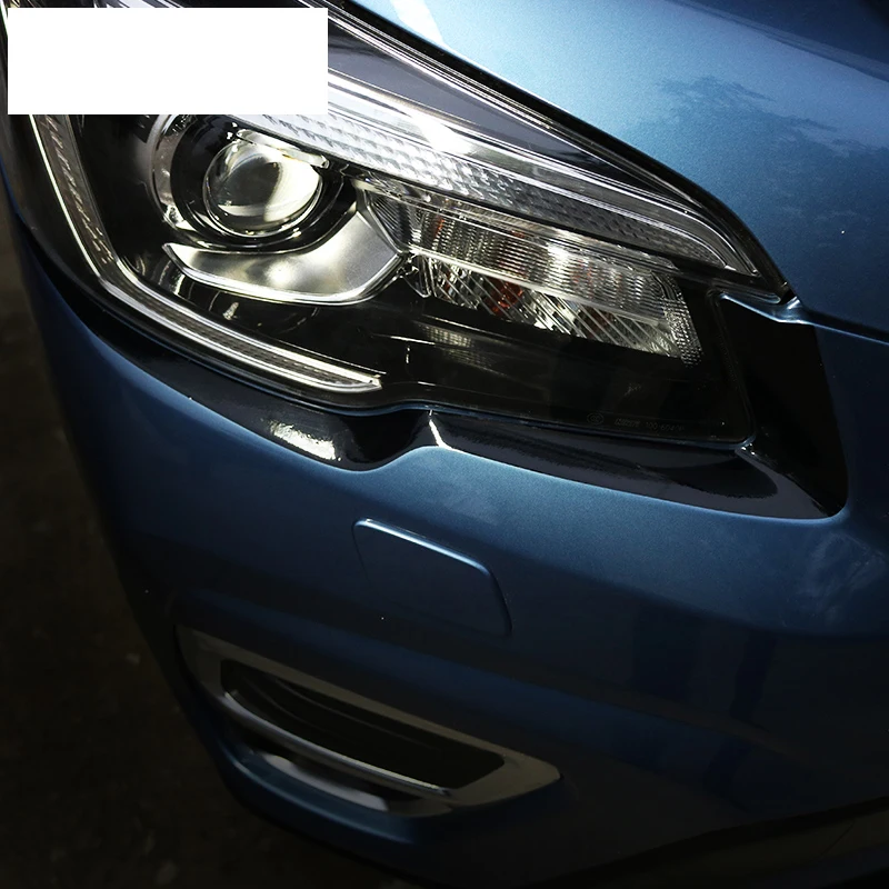 Lsrtw2017 углеродное волокно ПВХ автомобильные фары планки наклейка пленка для subaru