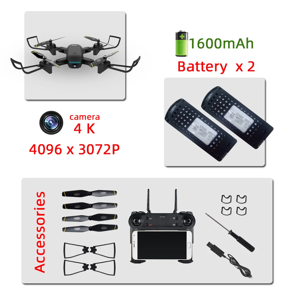 4K black 2B SG700 SG700D Дроны с камерой hd мини Дрон rc вертолет 4k Дрон игрушки Квадрокоптер Профессиональный Дрон com камера Квадрокоптер - Цвет: 4K black 2B