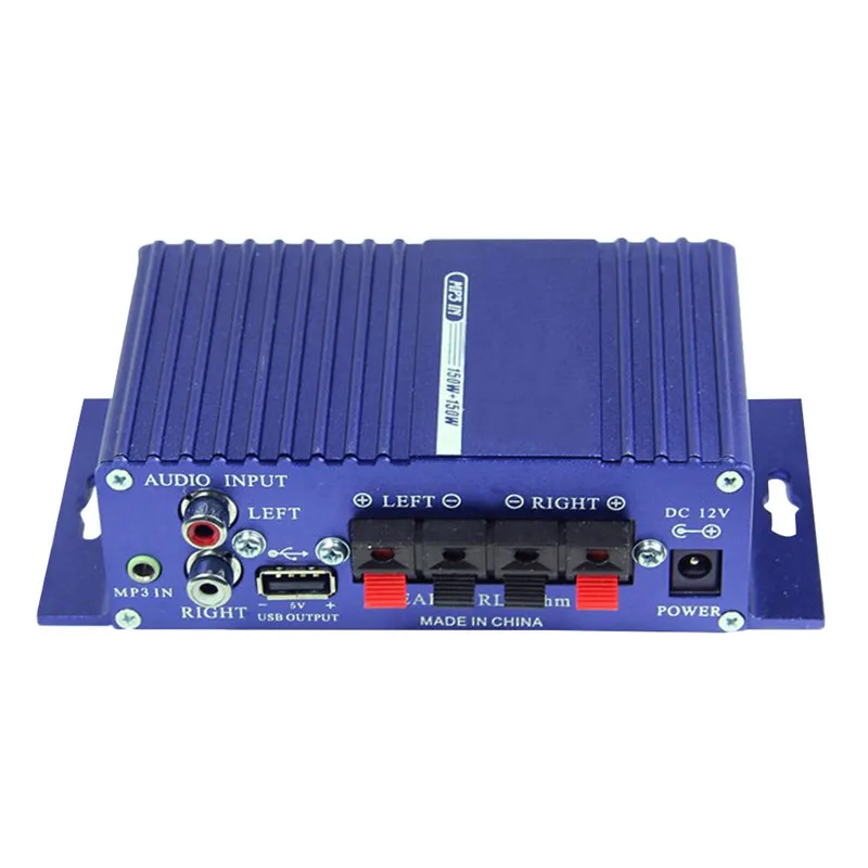 Автомобильный стерео усилитель цифровой плеер 12 В Hi Fi Поддержка USB/SD/FM/MMC/DVD/MP3