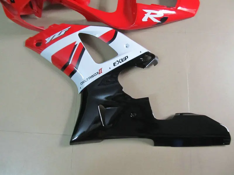 Мотоцикл обтекатель комплект для YAMAHA YZFR1 02 03 YZF R1 2002 2003 YZF1000 yzfr1 ABS Топ Красный Белый