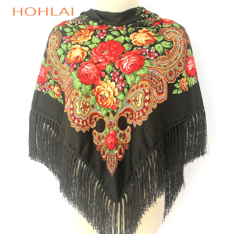 Роскошный бренд Ретро стиль хлопок печать носовые платки большие размеры