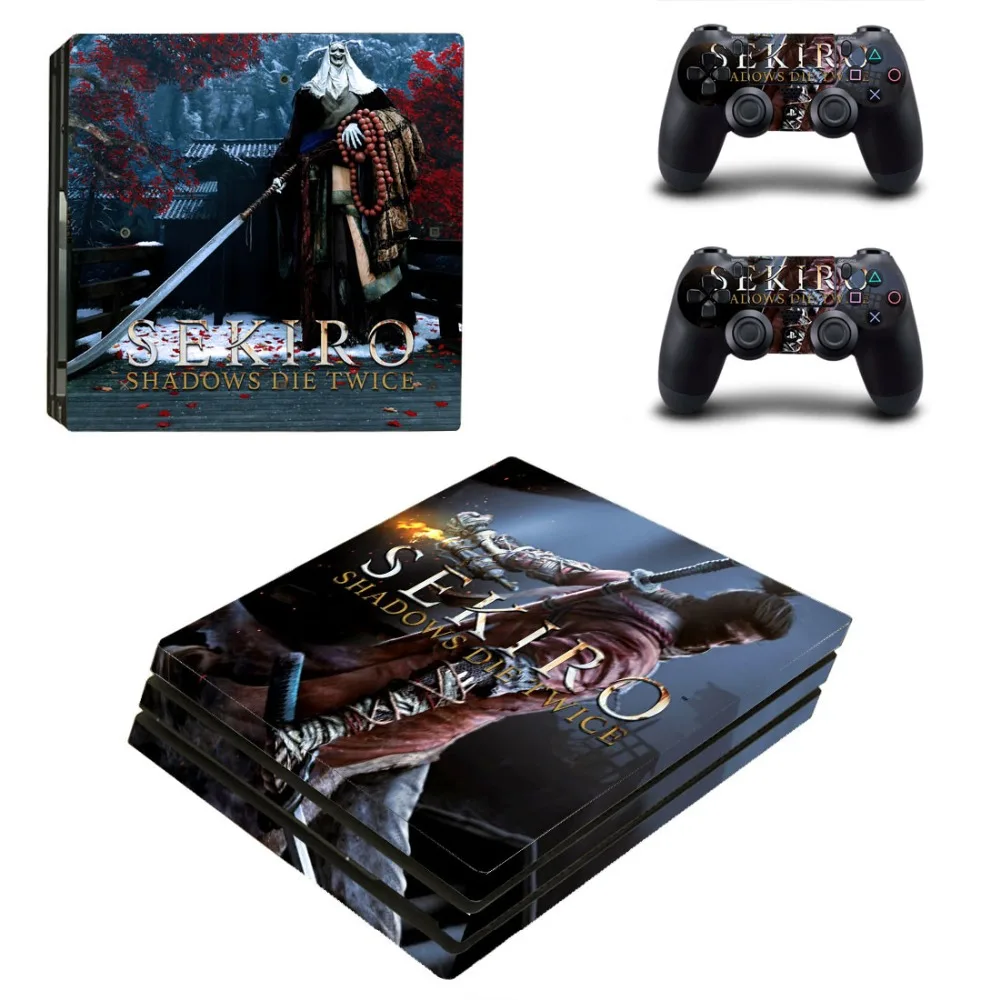 Sekiro Shadows Die Twice PS4 Pro наклейка на кожу Виниловая для консоли Playstation 4 и 2 контроллера |